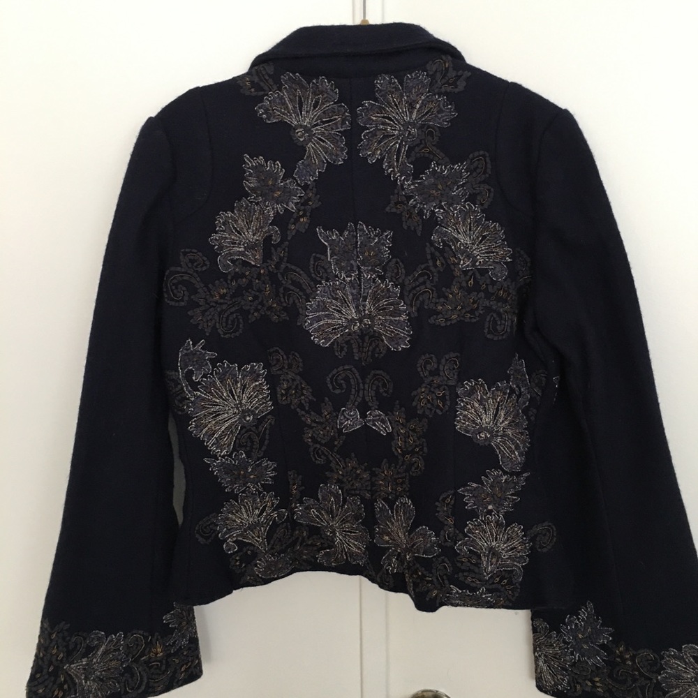 Vintage Joolay Italy womens boiled wool jacket